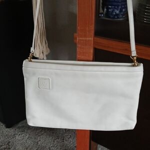 Anne Klein Classic White Shoulder Bag
